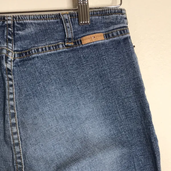 Vintage Tommy jeans ladies low‎ rise flare denim jeans size 7 - Image 10