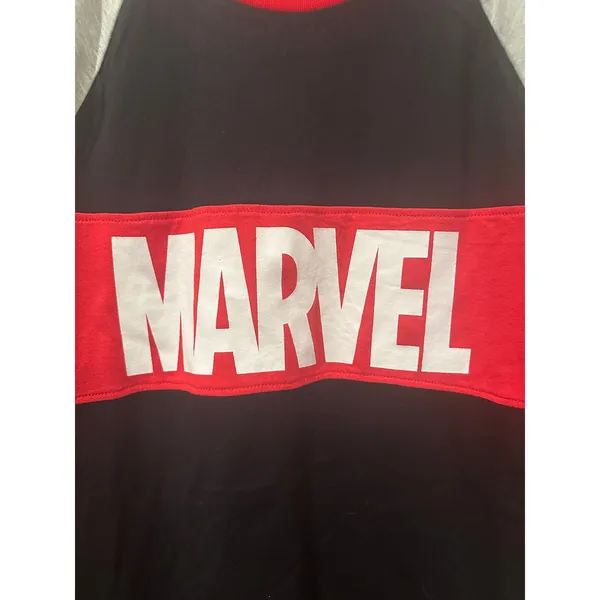 NWT Disney Parks Her Universe Marvel Logo Team Jersey tee Sz M - Image 2
