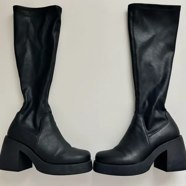 Steve Madden Berkleigh Boot Black Size 6.5 NIB - Image 2