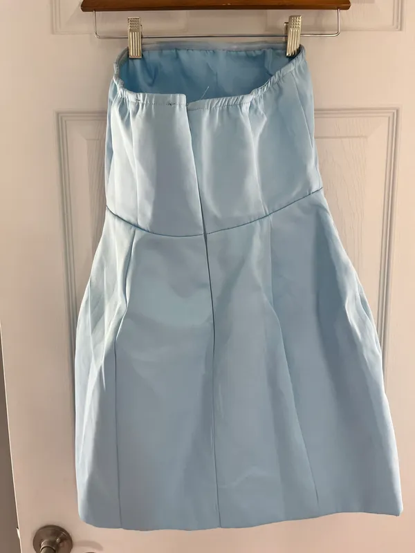 Light Blue Mini Dress - Image 4