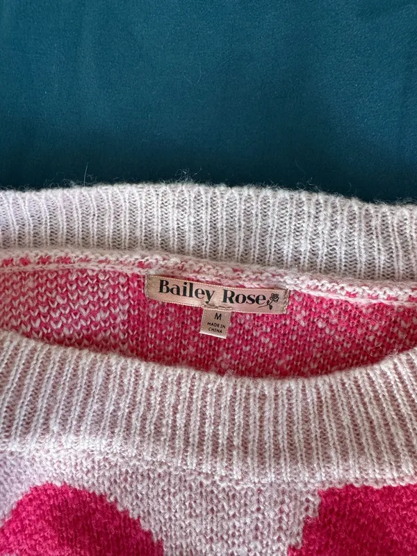 Beginning Boutique Bailey Rose Smiley Sweater - Image 5