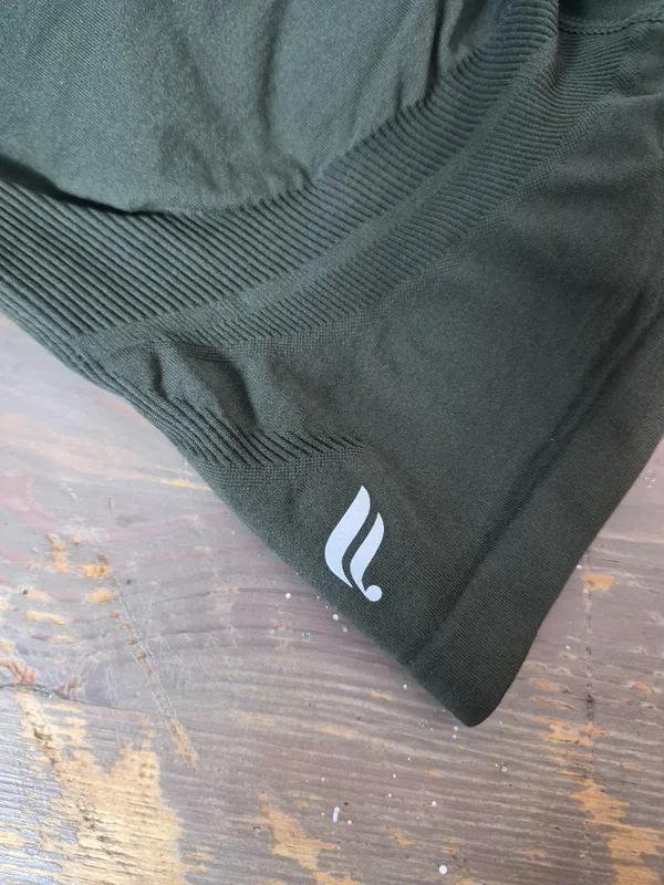 Fabletics Dark Green Seamless Shorts - Image 7