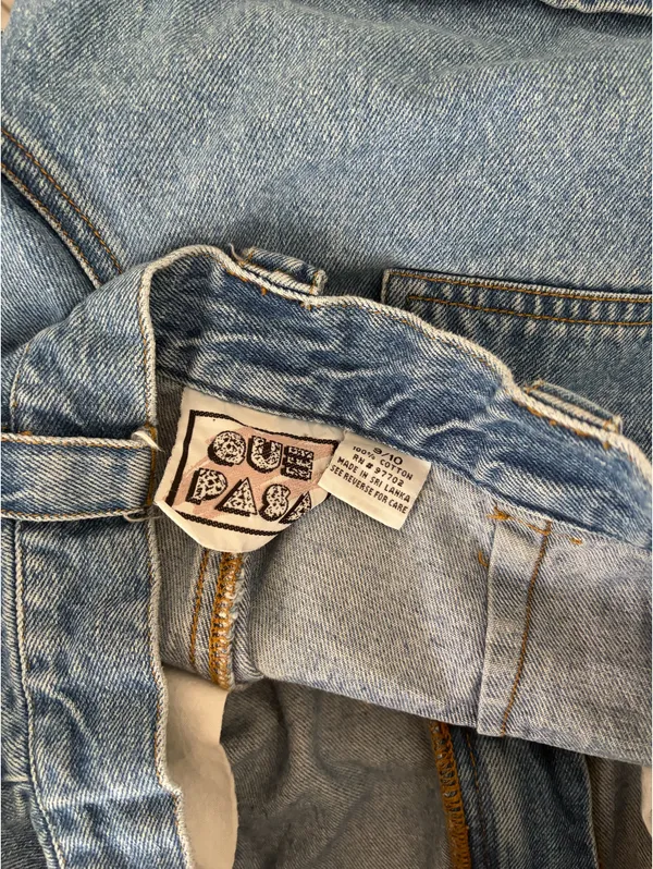 Mom Jean Shorts Que Pasa Blue Size 8 - Image 3