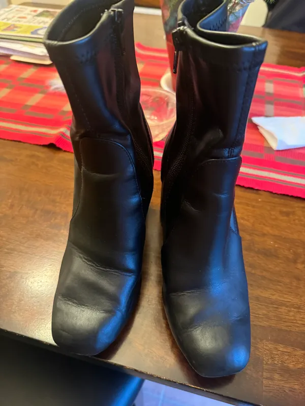 Black Heeled Boots - Image 6