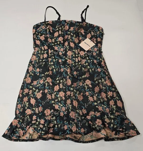 Superdown Macey Mini Dress in Pink Floral - Image 3