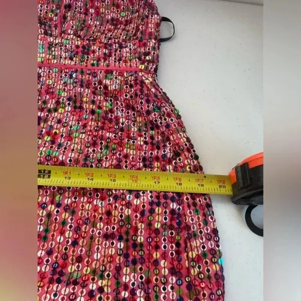 Revolve X by NBD Cocktail Pink‎ Sequin Dress GUC! Size Medium HTF! 0211 - Image 12