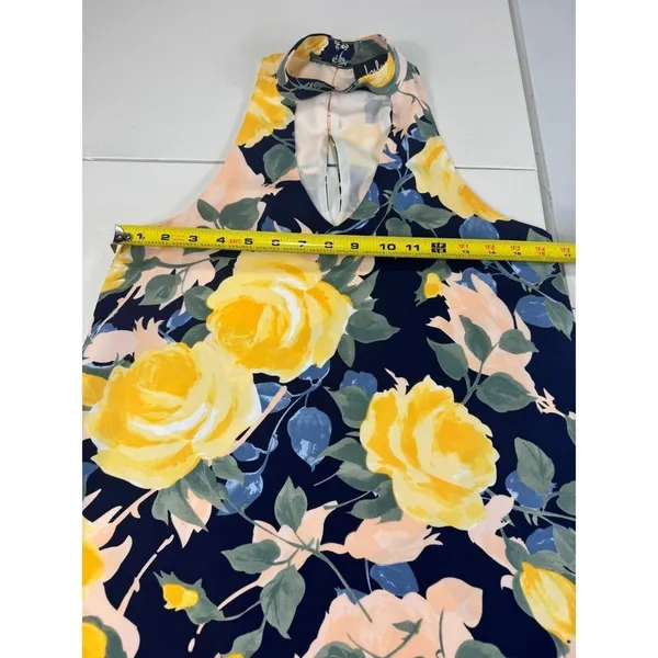 Lulus Floral Print Halter Neck Sleeveless Mini Dress - Size‎ Small - Image 5