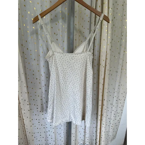 Brandy Melville Ditsy Floral Lace Trim Chemise Slip Dress Top One Size - Image 3