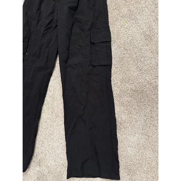 AS Revival Black Cargo Windsuit Parachute Activewear Pants, S - Image 3