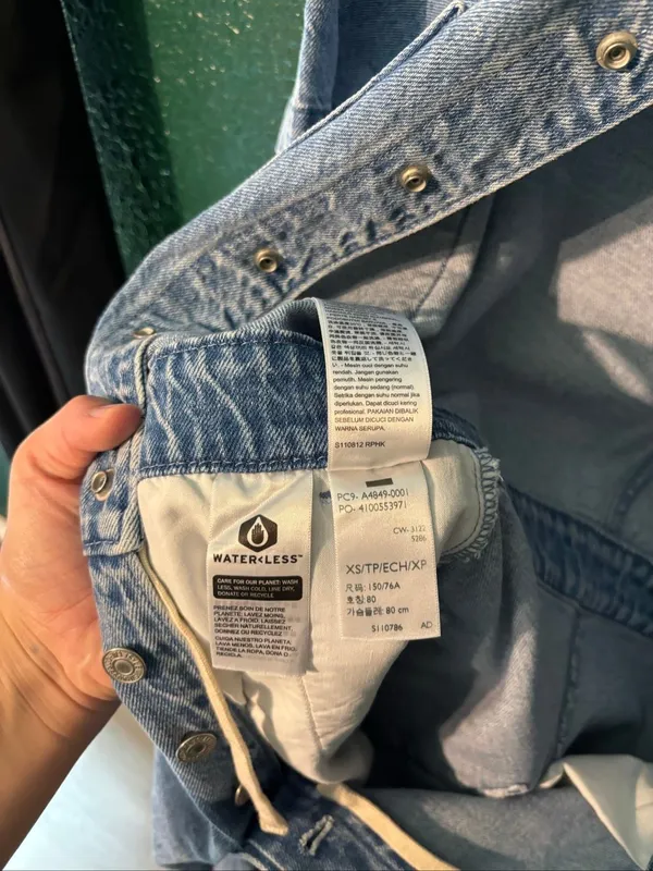 Levi's Denim Boilersuit Jumpsuit Size XS Blue - Image 6