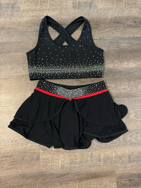 Black Crystal-Embellished Top ONLY (sold separately due to different sizes) - Image 2