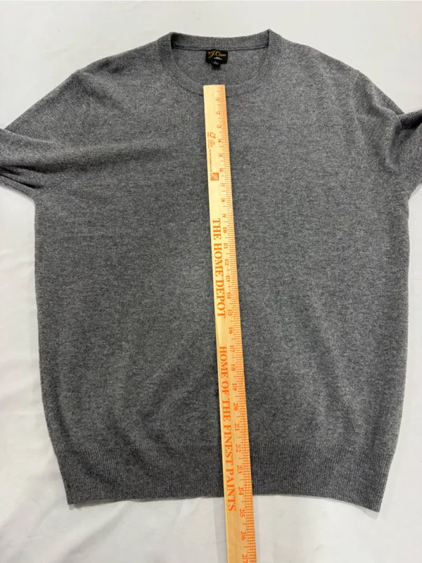 Grey 100% cashmere sweater by J Crew Large - Image 7