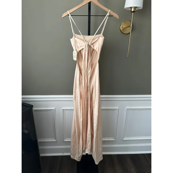 Altar’d State Natalia Dress in Beige Medium NWT - Image 3