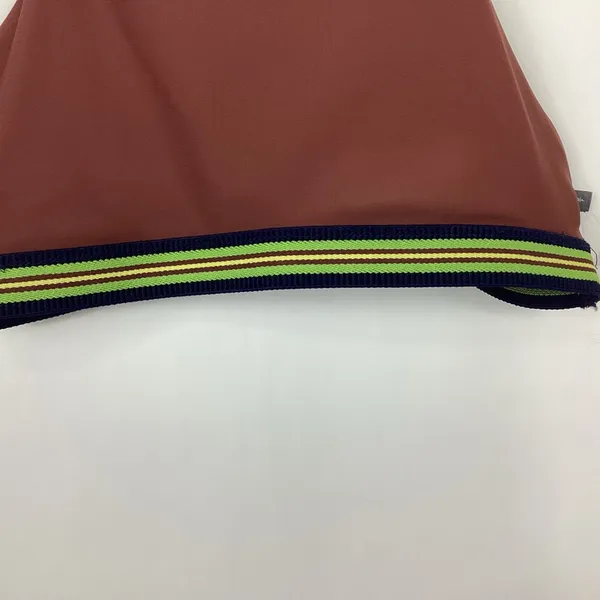 Aerie Racerback High Neck Swim Crop Top Brown - Image 2