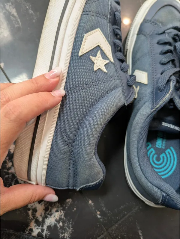 Converse Navy Unisex Sneakers Size 8.5 - Image 8