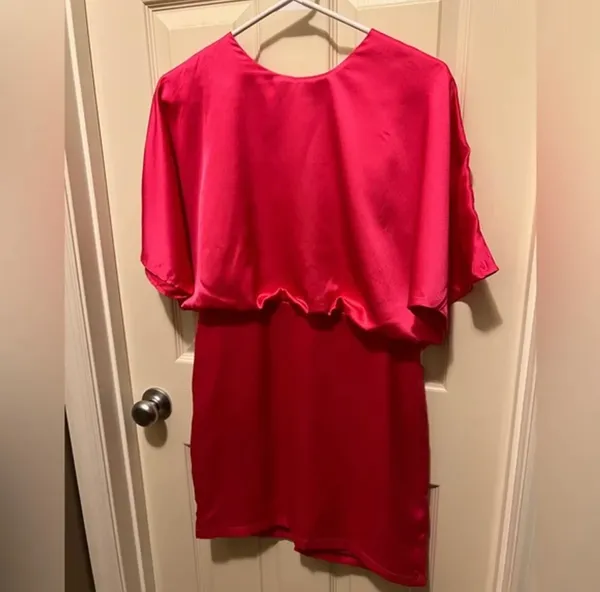 TCEC Dress. Caroline pink Satin Dress by TCEC. NWT - Image 2