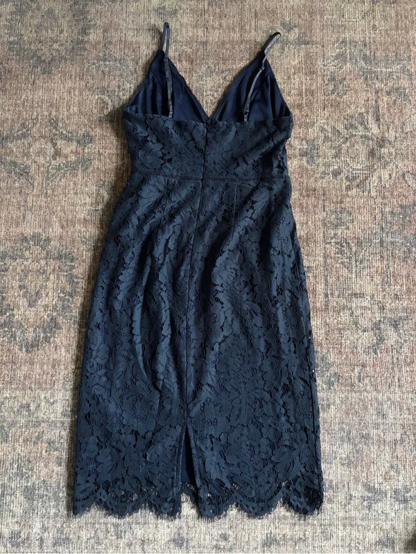 ASTR the Label Navy Lace Dress Size XS - Image 13