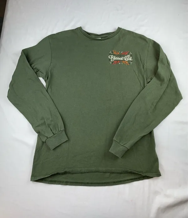Faith Long Sleeve Green Size M - Image 5