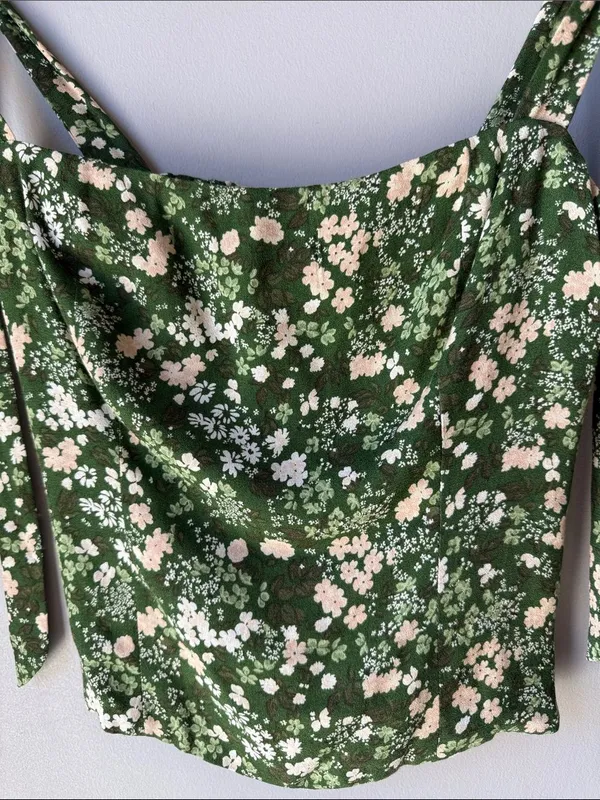 Reformation Floral Ellora Top - Image 3