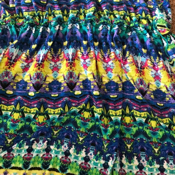 Multicolor Self-Esteem Tube Top with an Aztec Design - Image 2
