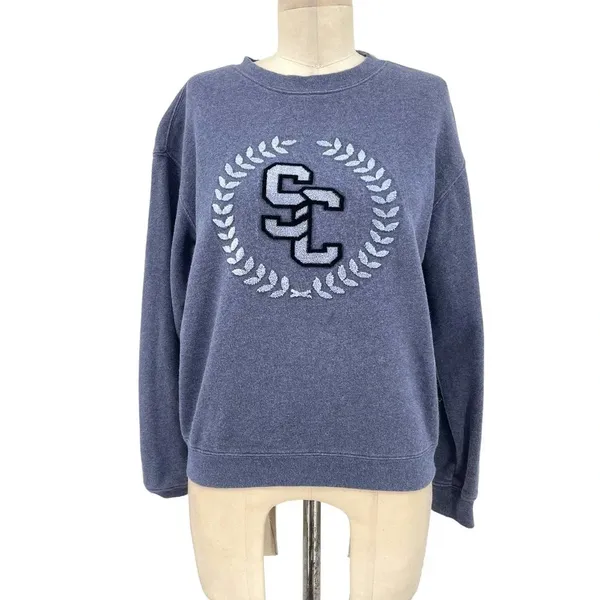 Soul by Soul Cycle University‎ Crewneck Sweatshirt Blue Size Small - Image 3