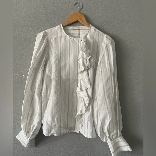 Ulla Johnson Adelaide silk‎ blouse - Image 6