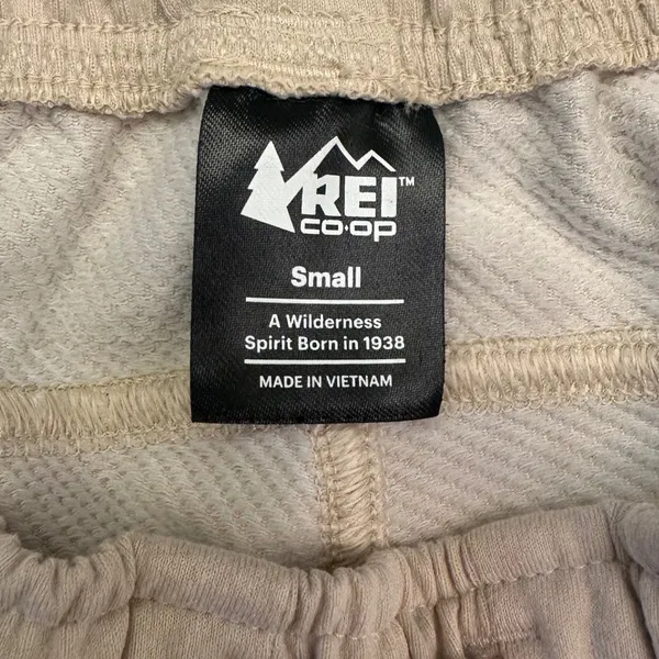 REI Co-op Womens Sz S Tan Beige Stretch Joggers Athletic Hiking Pants Drawstring - Image 5