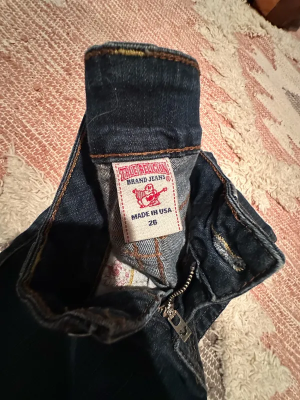 True Religion Dark Wash Bootcut Jeans size26 insean 27.5 in - Image 8