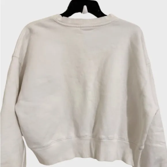 Aritzia Cream V-Neck Sweater - Image 2