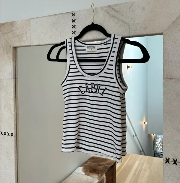 Capri Striped Tank Top Multiple Size S/M - Image 3