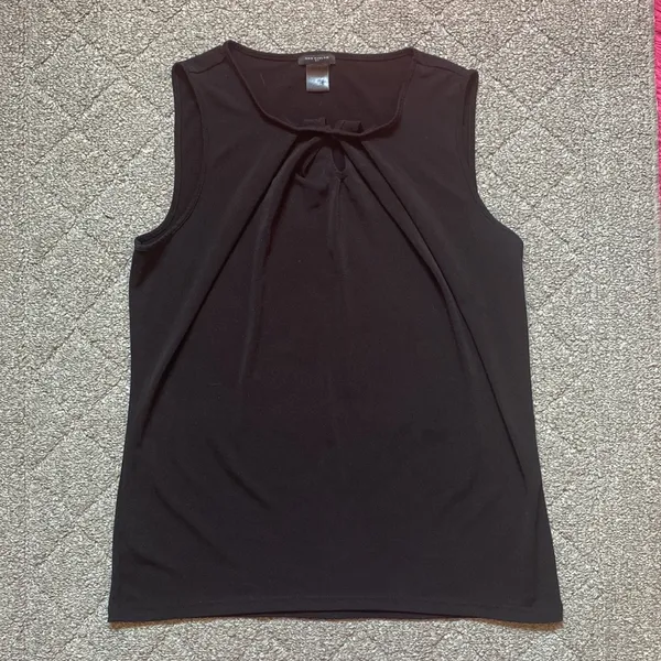 Ann Taylor Black Sleeveless Top - Image 2
