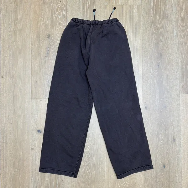 Mad Happy Sweatpants Straight Leg Aspen Size S Brown Cream - Image 6