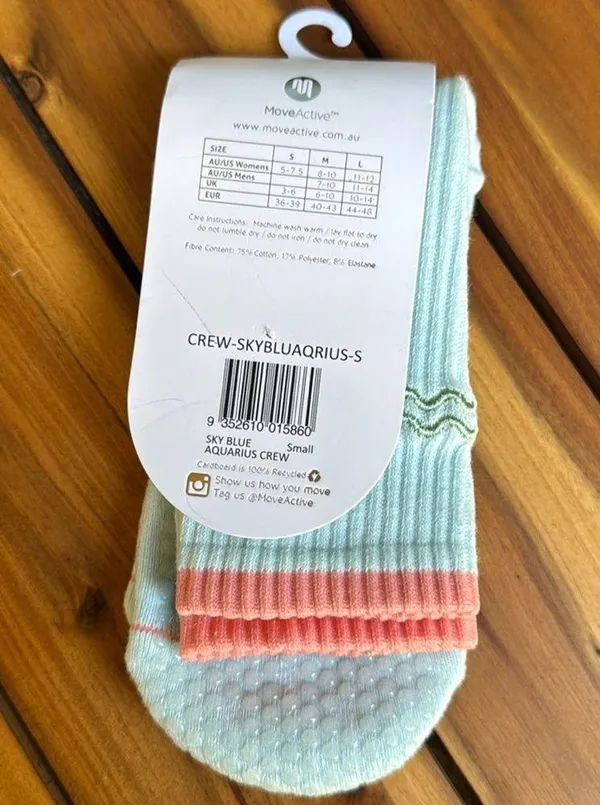 Move Active Grip Crew Socks - Image 2