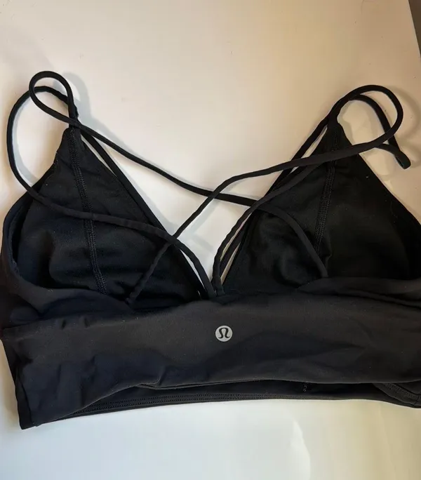Lululemon Black Strappy Sports Bra - Image 2