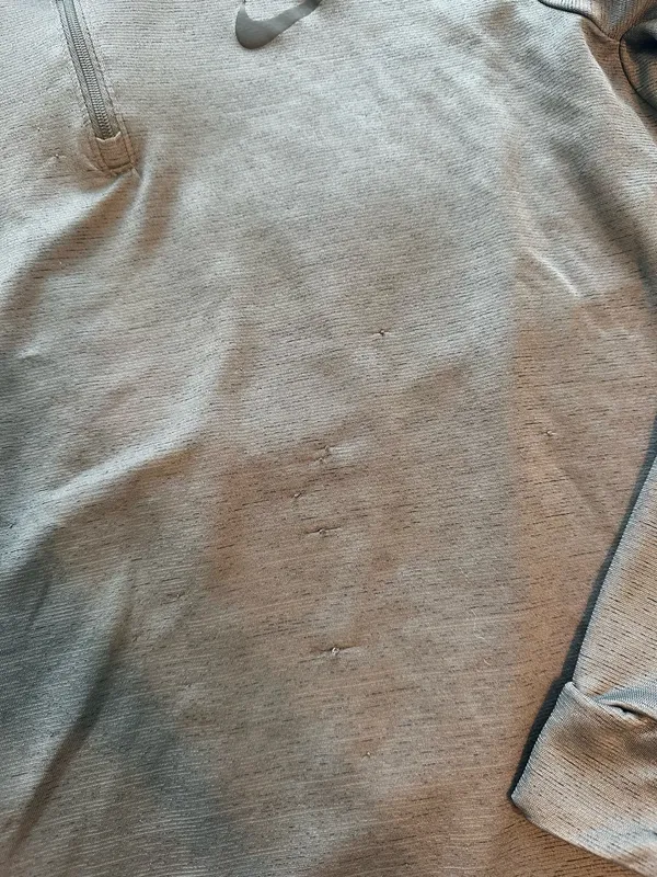 Nike Dri-Fit gray quarter zip pullover - Image 5