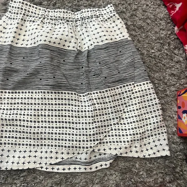 Madewell Mix Print Tulip silk Skirt size XS‎ - Image 6