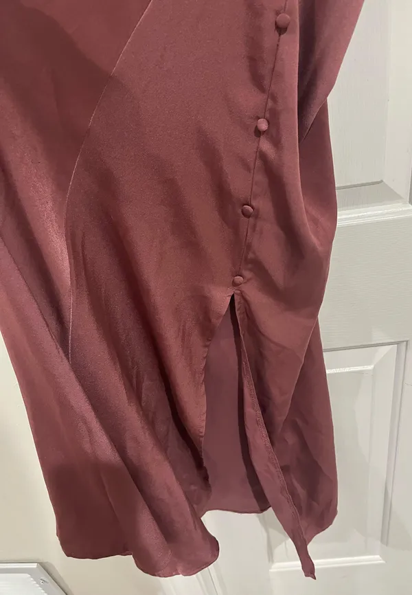 Cider Silk Cowl Neck Dress - Image 4