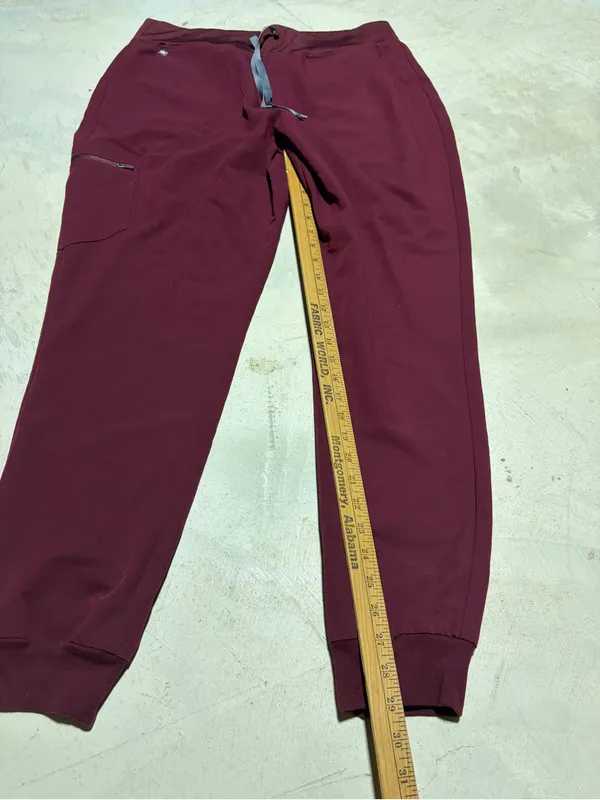 Figs scrub Jogger Pants Burgundy XL/T - Image 5