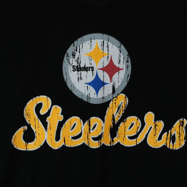NFL Team Apparel Pittsburgh Steelers T-Shirt Womens XL‎ Black Sleepwear - Image 3