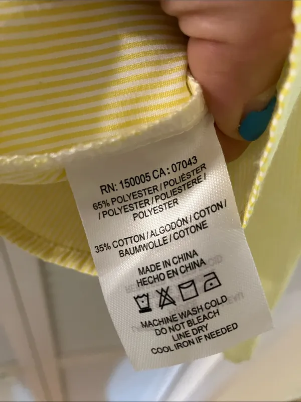 Anthropologie dRA Los Angeles Striped Yellow Bell Sleeve Ruffled Top XS - Image 3