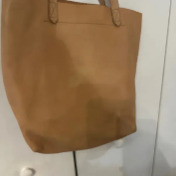 Madewell Leather Tote Bag in Tan - Classic Women's Everyday Bag NWT and Flaws - Image 12