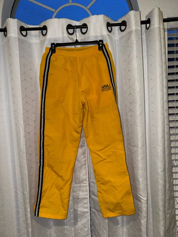 Yellow Sporty Track Pants - Image 2