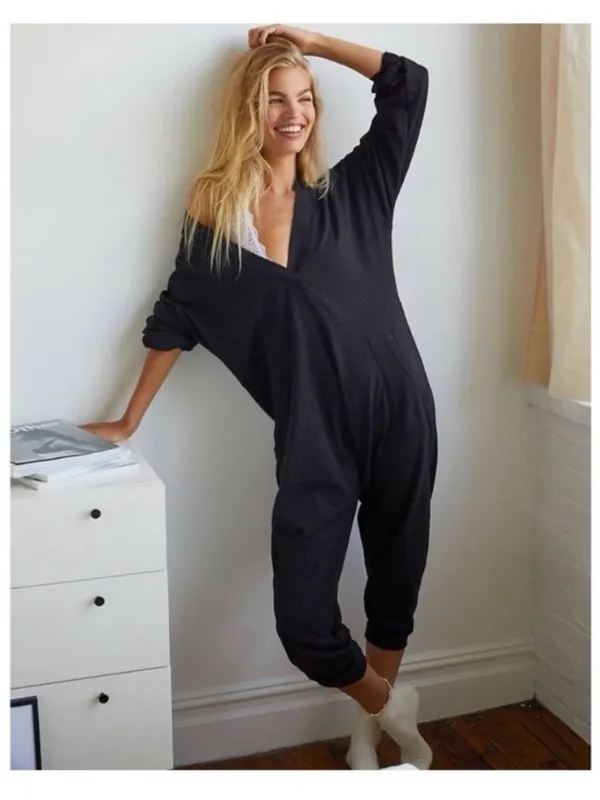 Free People Intimately Just Because Jumpsuit Onesie in Charcoal gray - Image 6