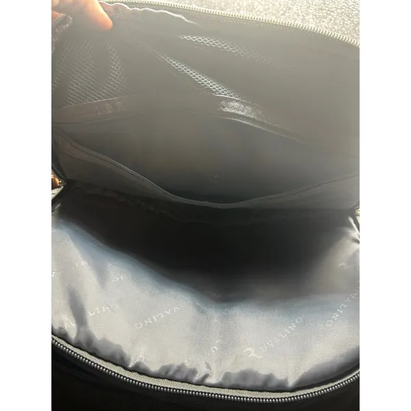 Rome Black Canvas Travel Duffel Bag Weekend Overnight Gym Bag with‎ Strap - Image 10