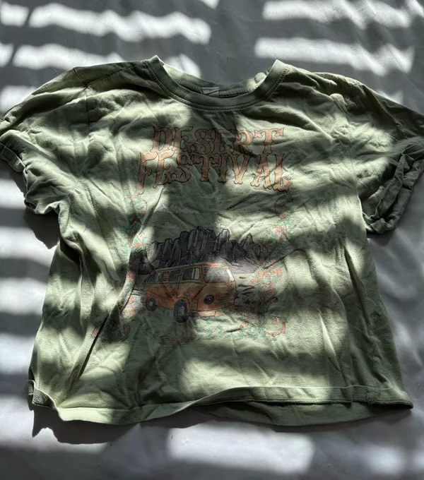 Tour Graphic Tee Green Size M - Image 3