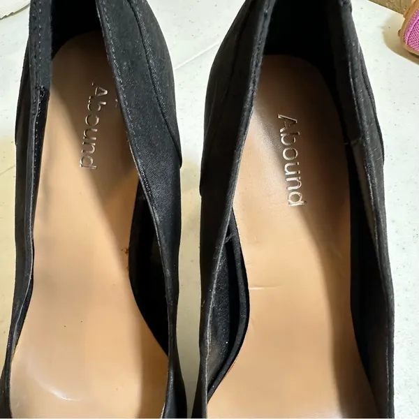 Abound Nattie Pointed Toe Pumps Black‎ 8.5M Womens Stiletto Heels ABNATTIE-FAB - Image 9