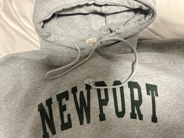 Grey Newport Brandy Melville Sweatshirt - Image 4