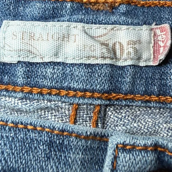 Levis 515 Womens Size 8 Medium Straight Leg Jeans Stretch Blue Denim Everyday - Image 4