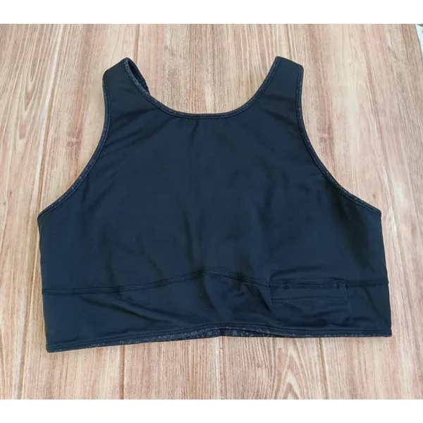 Lululemon x Peloton Energetic Edge Coal Reflective Crop Tank Sports Bra Size 12 - Image 9