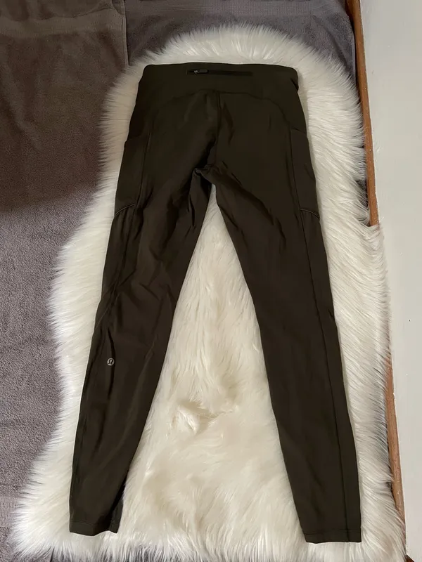 Lululemon Speed Up Tight (Luxtreme, 28" Inseam), Dark Olive great condition - Image 6